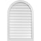 Ekena Millwork Round Top Surface Mount PVC Gable Vent w/ 2"W x 2"P Brickmould Sill Frame, 26"W x 40"H GVPRT26X4003SN - alternate 1